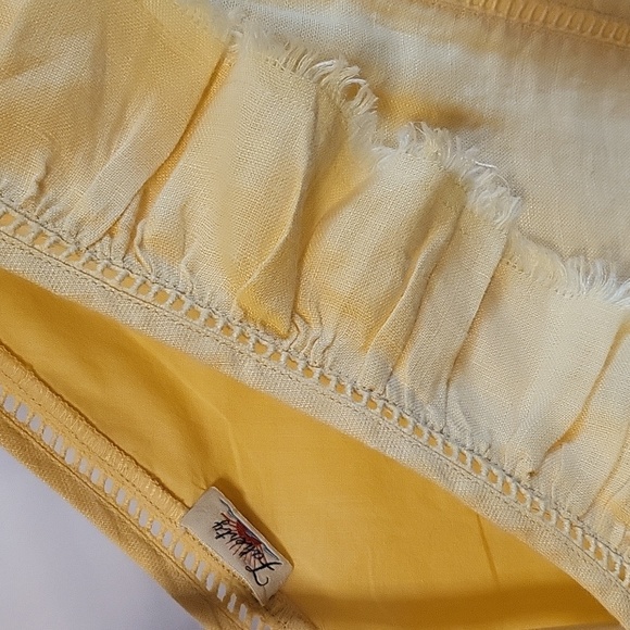 FAHERTY Sleeveless Linen Cotton Dress Size 14 - Picture 2 of 4